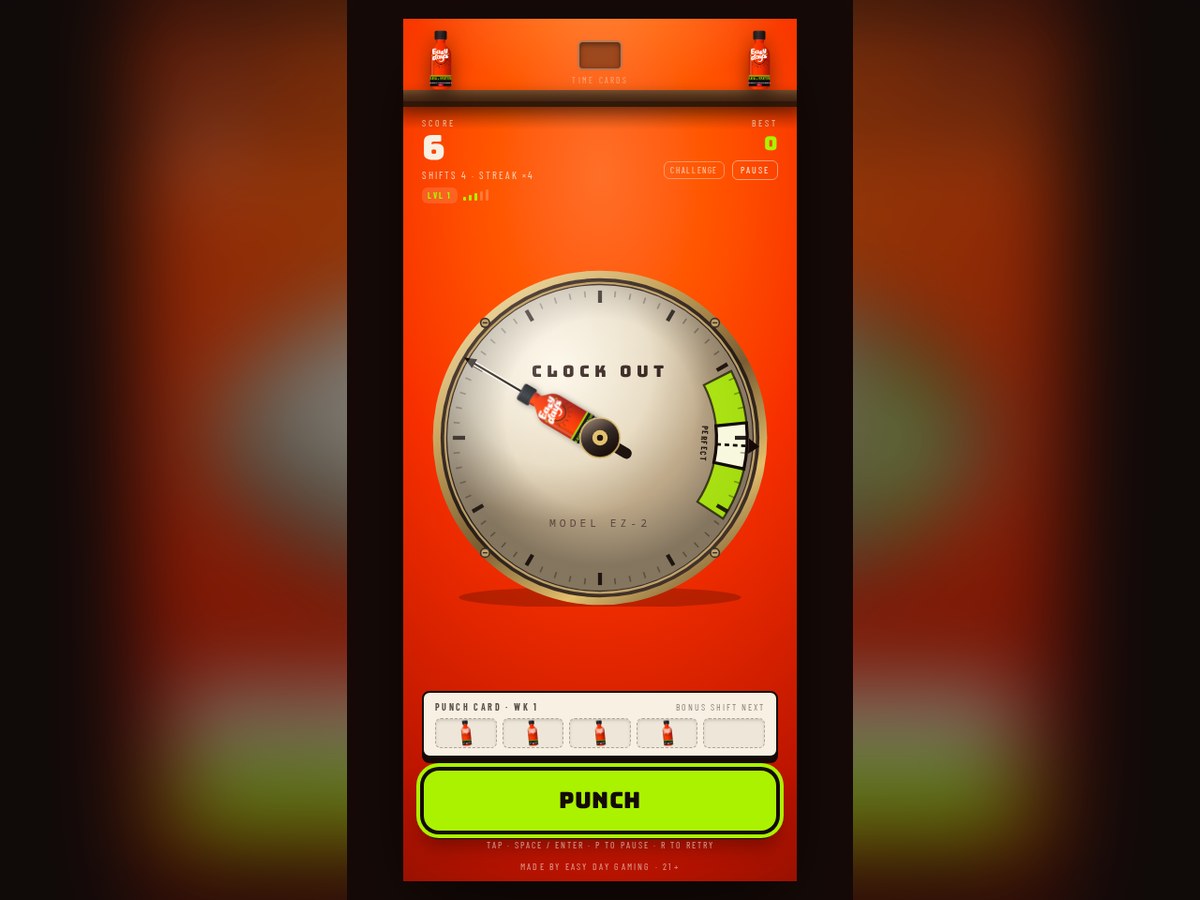 Clock Out gameplay screenshot